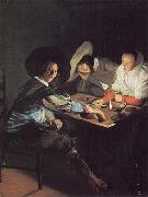Judith leyster A Game of Tric-Trac Spain oil painting artist